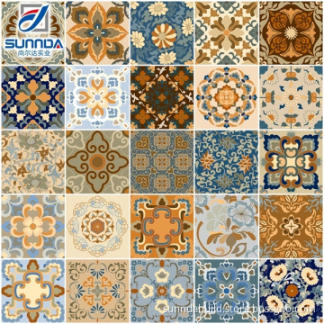 Sunnda flower pattern ceramics tile,talavera porcelain wall and floor tiles